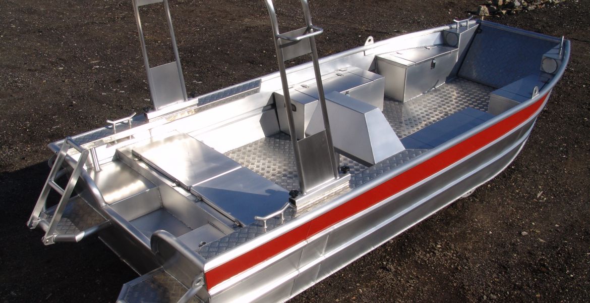 Aluminium Arbeits-/Einsatzboot