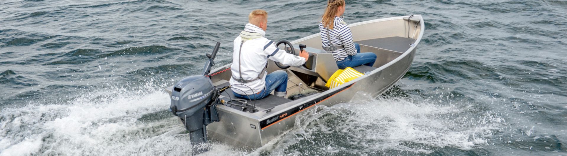 Aluminiumboot Buster Mini Sport Header1